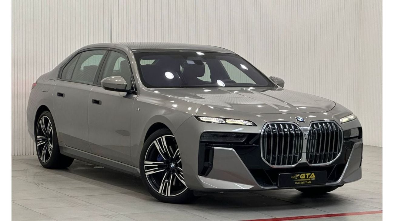 BMW 740Li 2023 BMW 740li M-Sport, Feb 2028 BMW Warranty + Service Pack, Full Options, Low Kms, GCC