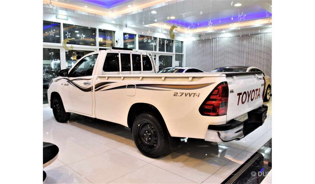 تويوتا هيلوكس VERY CLEAN AND IN A PERFECT CONDITION Toyota Hilux GL 2.7L VVT-i Single Cabin 2018 Model!! in White 