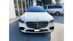 Mercedes-Benz S 500 LONG-4 RED SEAT-MY21- FRIDGE-STOCK-FREEPORT JEBEL ALI