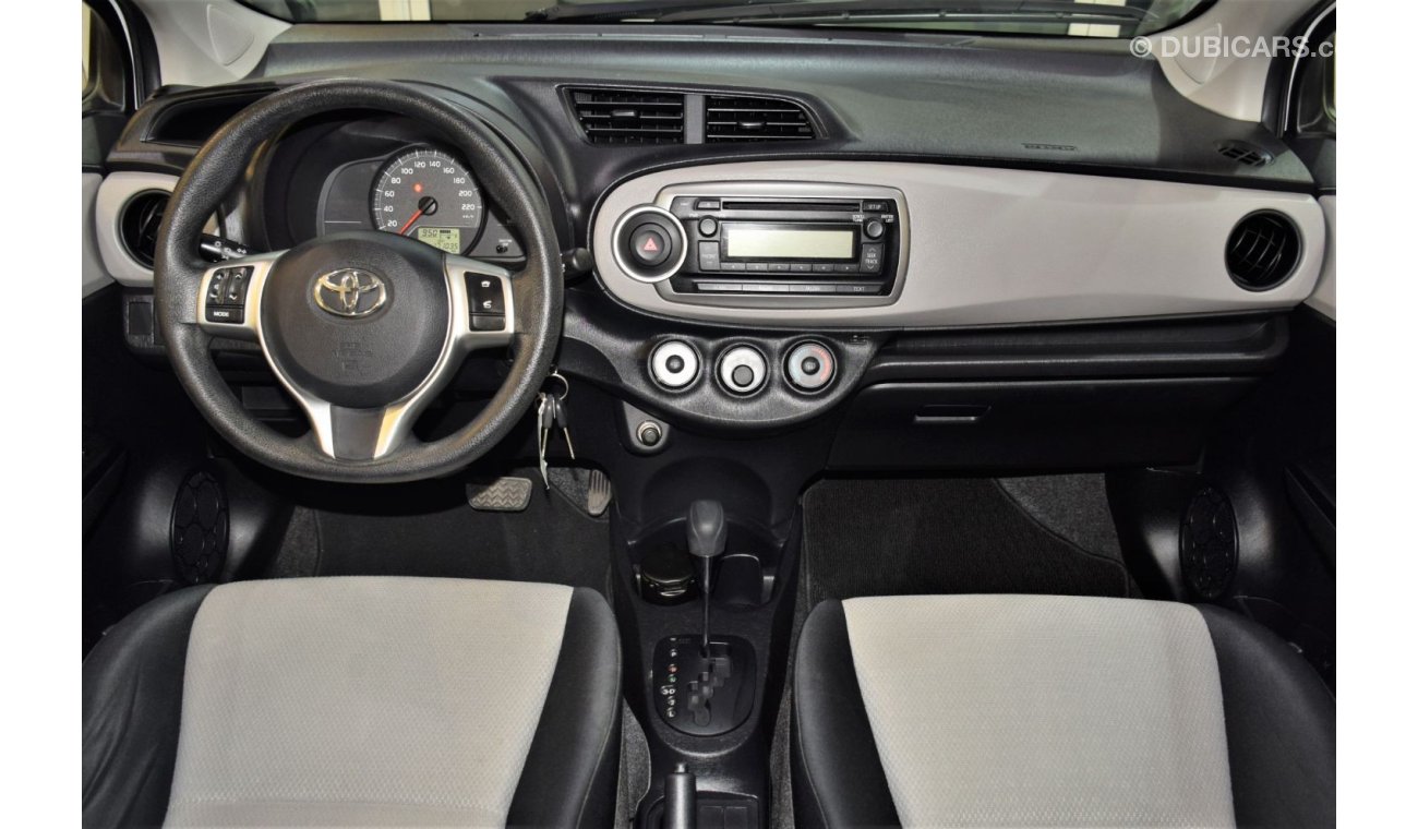 Toyota Yaris EXCELLENT DEAL for our Toyota Yaris 2012 Model!! in White Color! GCC Specs