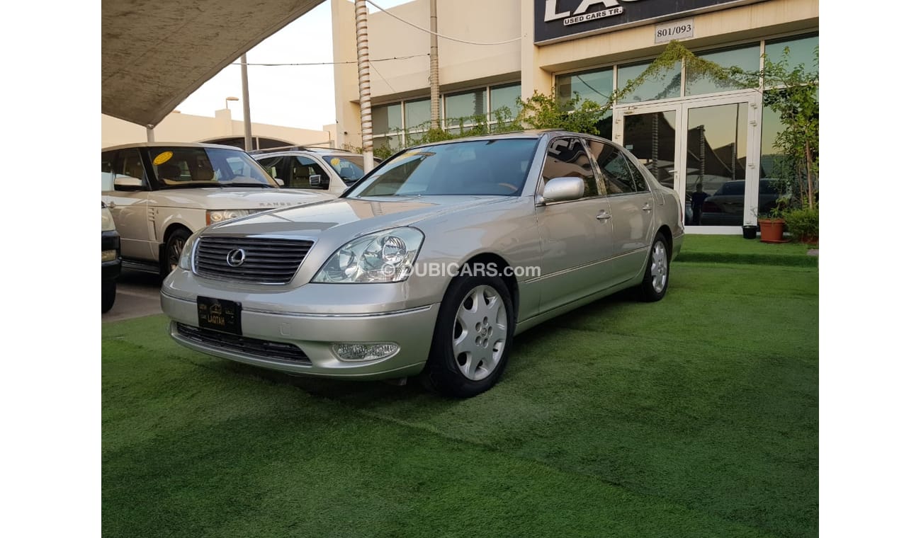 لكزس LS 430 وارداليابان  - فتحة - جلد - رنجات  - اوراق جمارك -رقم واحد - فتحة -جناح خلفى - بحالة ممتازة