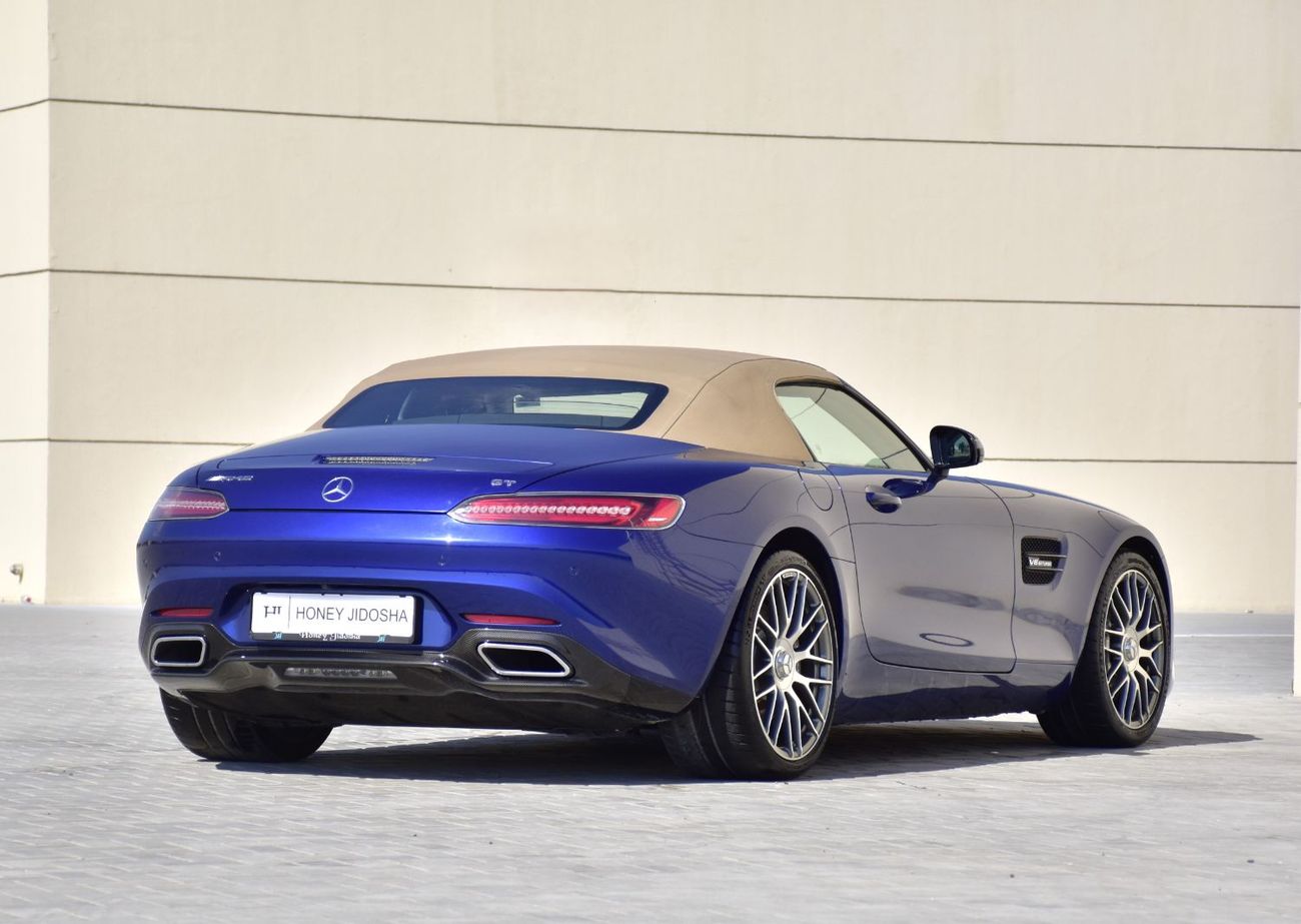 مرسيدس بنز AMG GT EXCELLENT DEAL for our Mercedes Benz AMG GT ( 2018 Model ) in Blue Color GCC Specs
