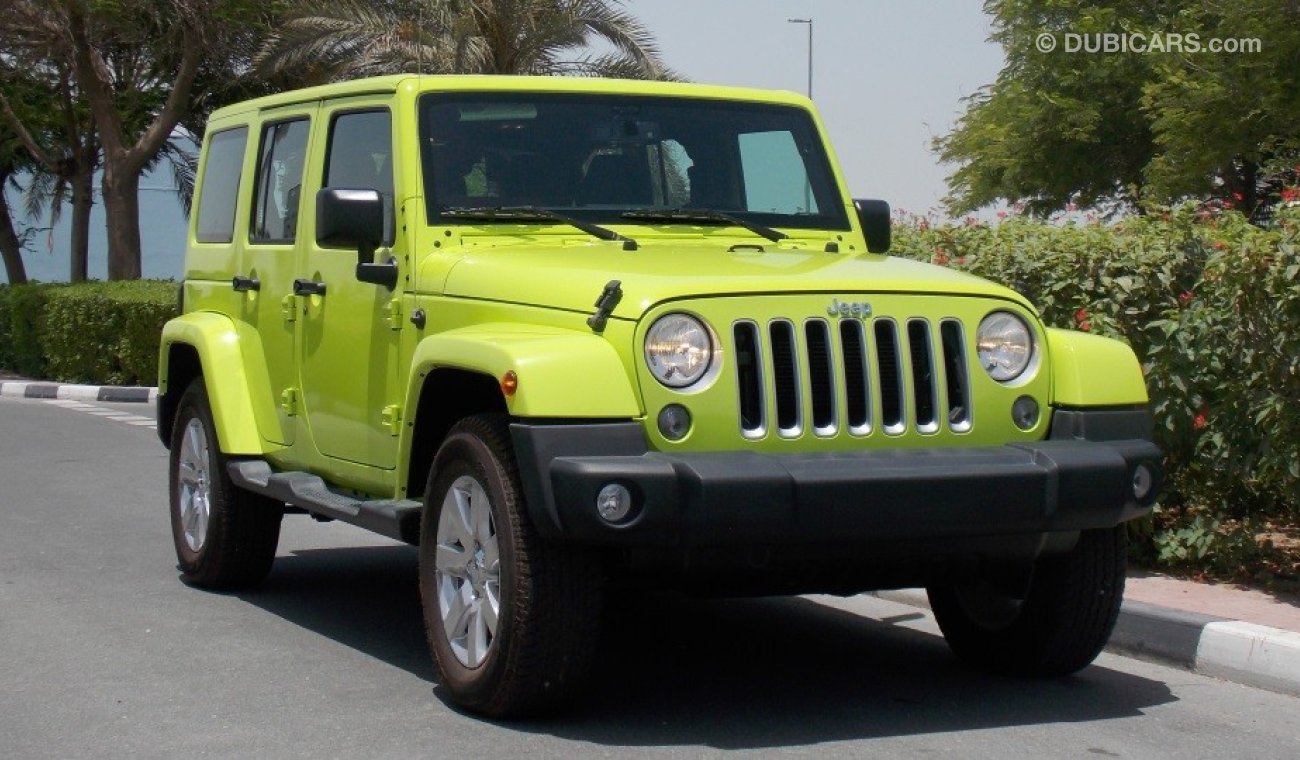 Jeep Wrangler Brand New 2016  SAHARA UNLIMITED 3.6L V6 GCC With 3 Yrs/60000 km AT the Dealer