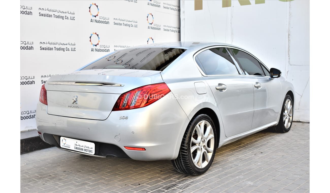 Peugeot 508 1.6L ALLURE TURBO 2015 GCC SPECS WITH SUNROOF