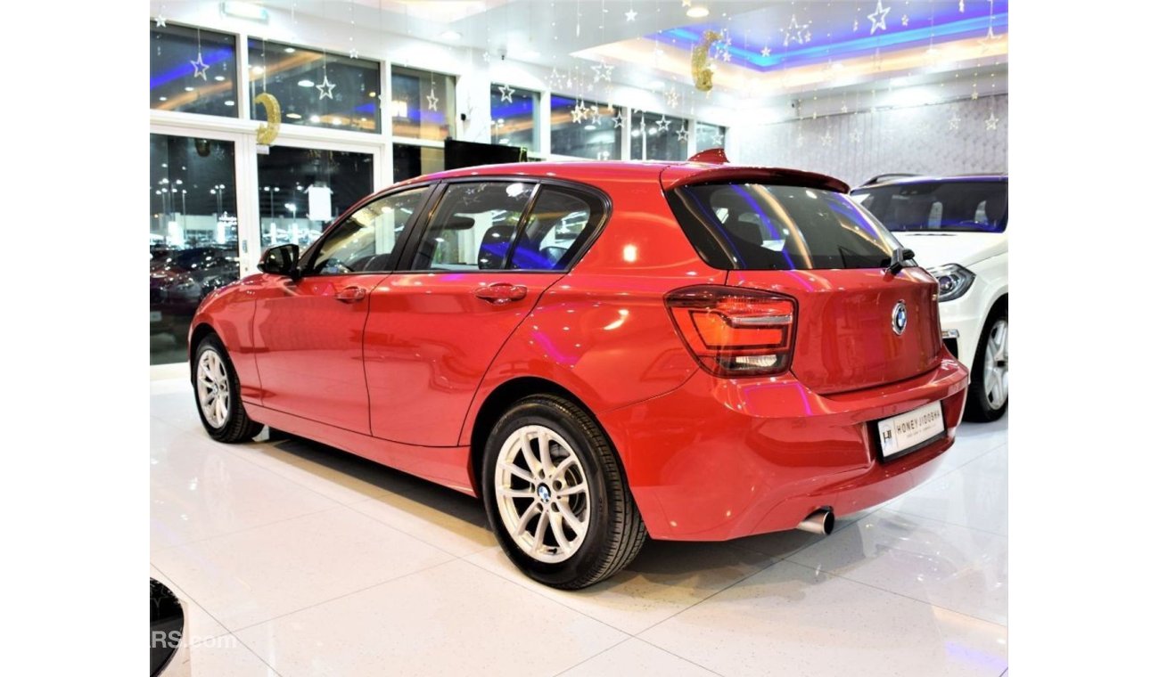 بي أم دبليو 116 AMAZING BMW 116i 2013 Model!! in Red Color! GCC Specs