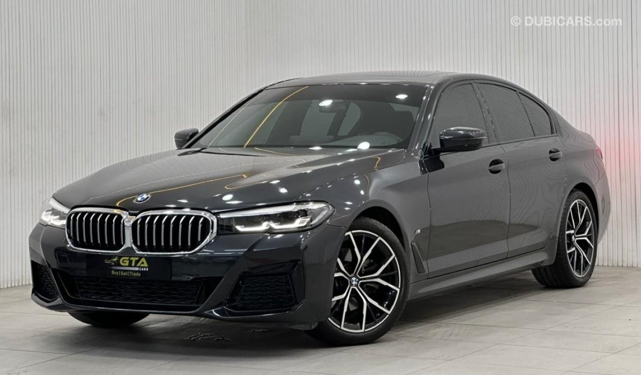 بي أم دبليو 520i M Sport Comfort 2022 BMW 520i M-Sport, May 2027 BMW Warranty + Service Pack, Full Options, Low Kms