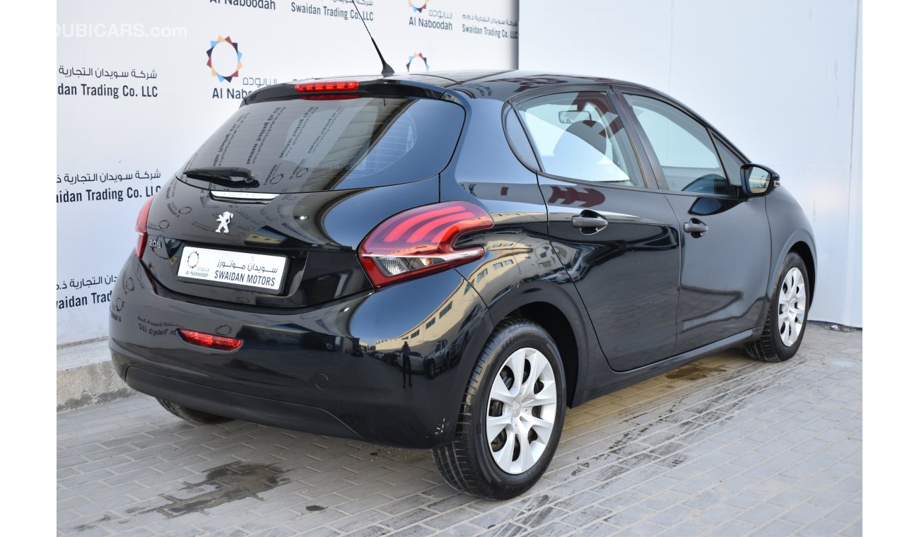 Peugeot 208 1.6L ACCESS 2016 MODEL GCC SPECS