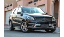 Mercedes-Benz ML 350 2013 GCC under Warranty with Zero Down-Payment.