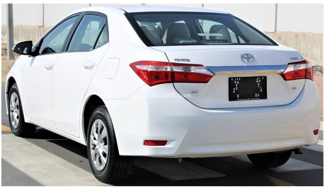 Toyota Corolla Toyota Corolla 2015 GCC SE 1.6 in excellent condition without accidents, very clean from inside and