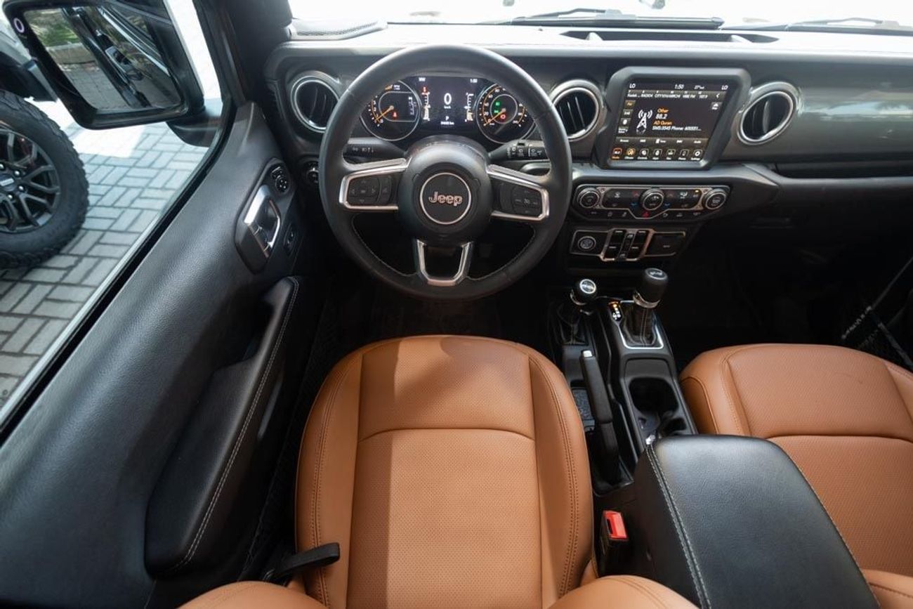 Jeep Wrangler Unlimited Sahara 3.6L Jeep Wrangler Unlimited Sahara 2023 GCC under Agency Warranty with Flexible Do