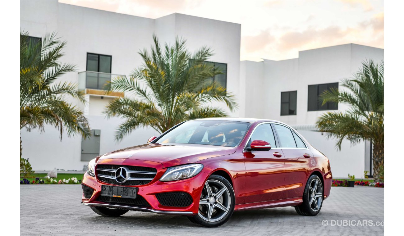 Mercedes-Benz C200 Agency Warranty! Low Mileage!  GCC - AED 2,232 per month - 0% Downpayment