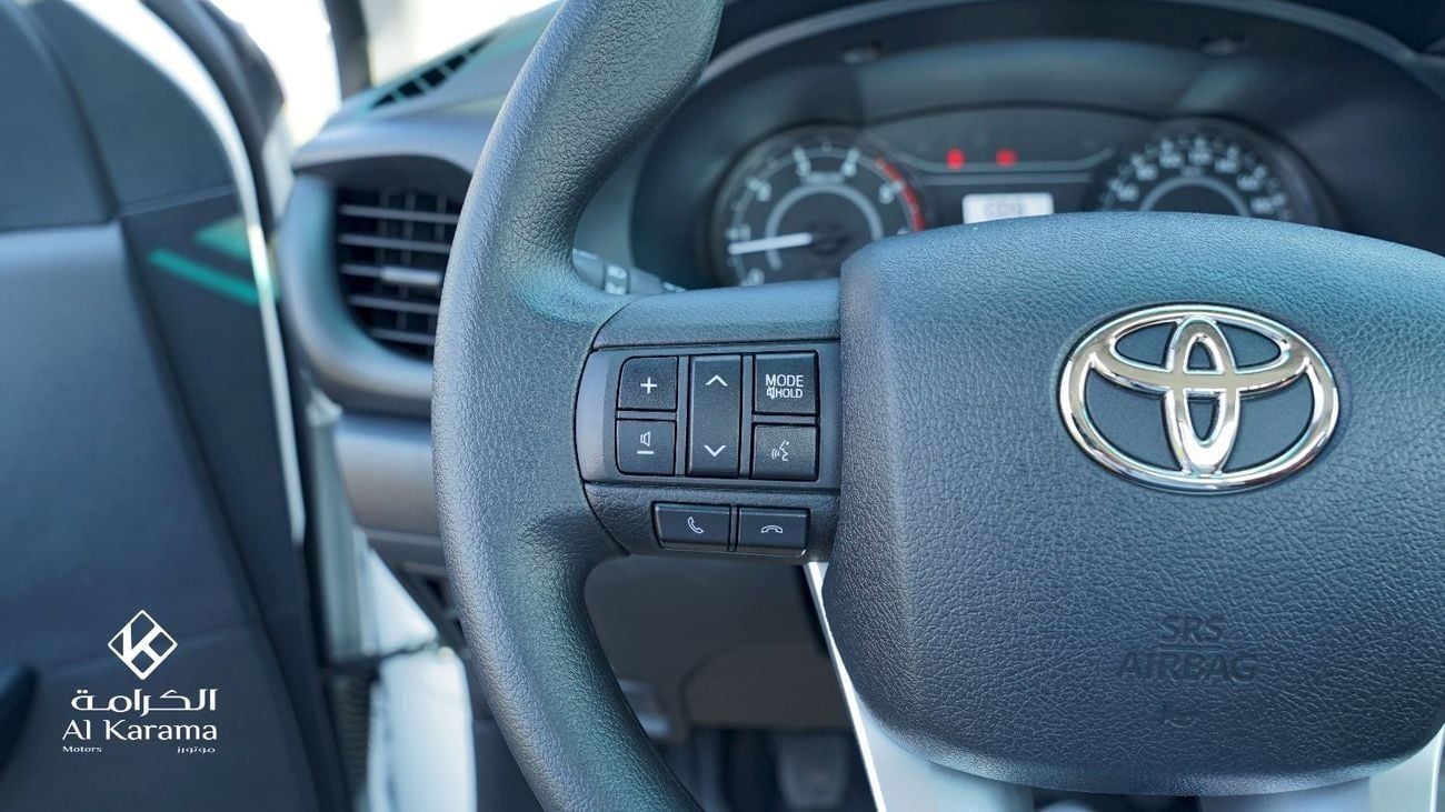Toyota Hilux GL 2.4L Single Cab D-4D | 6-Speed Manual | GCC Specs | Power Windows & Mirrors