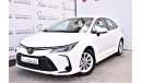 Toyota Corolla AED 1272 PM | 2.0L XLI GCC WARRANTY