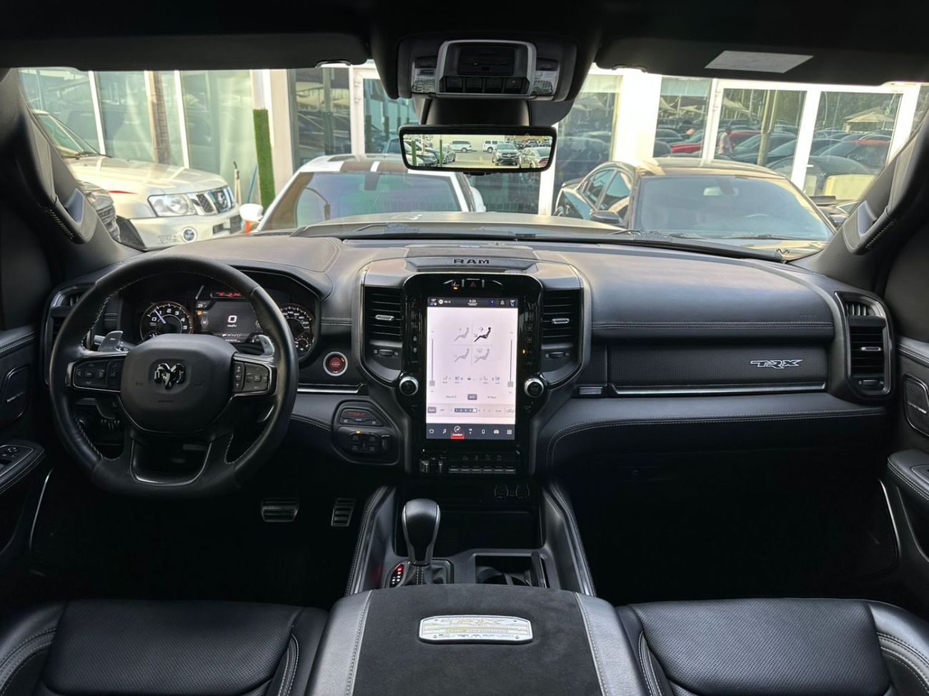 RAM 1500 TRX DODGE RAM TRX 6.2 SUPER CHARGE 2022 GCC FULL OPTION ORIGINAL PAINT PERFECT CONDITION UNDER WARRANTY