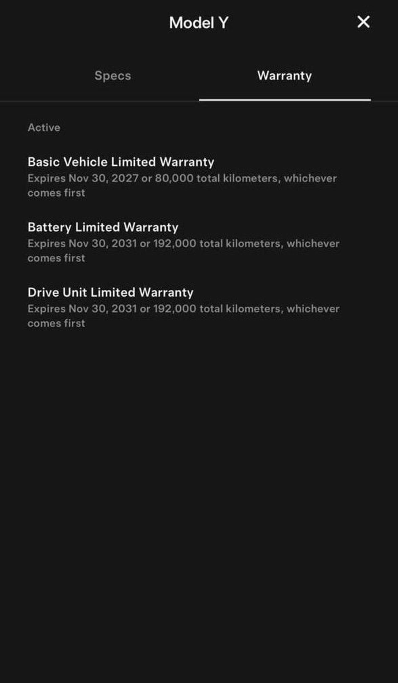 Tesla Model Y Performance (AWD) Tesla Model Y Performance | Under Tesla Warranty | GCC Specs