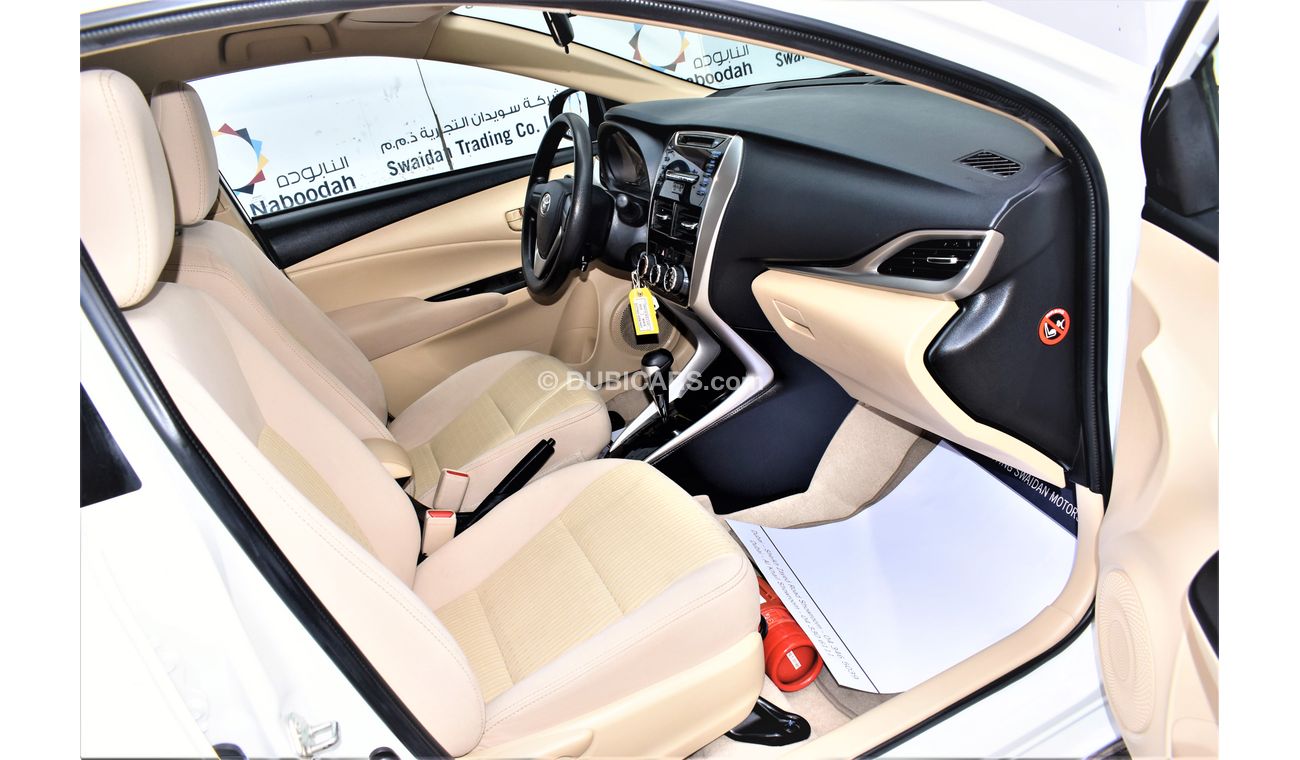 Toyota Yaris AED 719 PM | 1.5L SE GCC DEALER WARRANTY