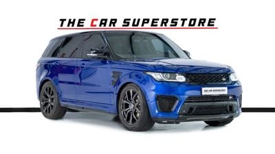 Land Rover Range Rover Sport SVR 5.0L (550 HP) GCC-Special Color-Well Maintained-Supercharged V8-Low Mileage-Black Pack