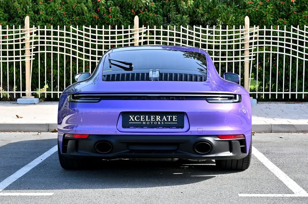 Porsche 911 CARRERA GTS Manual | Purple | 3.0L Twin-Turbo Flat-6 | 480 HP | 2,751 KM