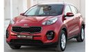 Kia Sportage Kia Sportage 2018 GCC in excellent condition, full option, without paint, without accidents, very cl