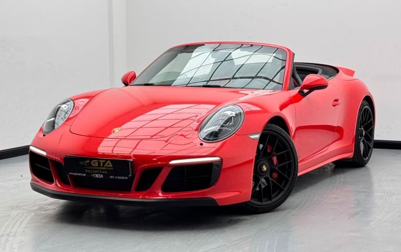 Porsche 911 2018 Porsche 911 Carrera GTS Convertible, Excellent Condition, GCC