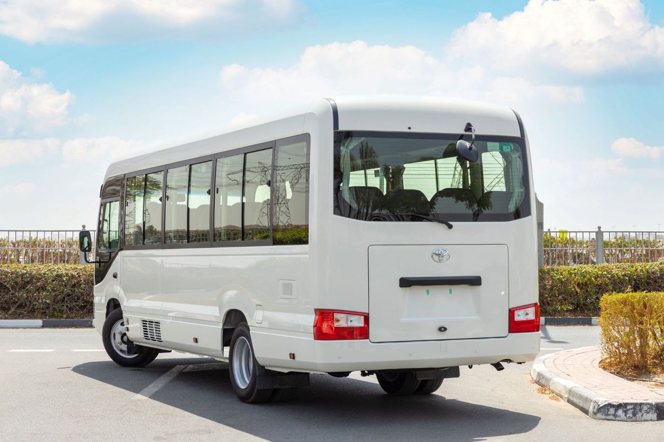 Toyota Coaster 2022 Toyota Coaster 4.2 23ST - White inside Grey