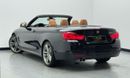 بي أم دبليو 430i 2018 BMW 430i M Sport Convertible, 1 Year Warranty, 12/26 BMW Service Contract, BMW Agency FSH, GCC