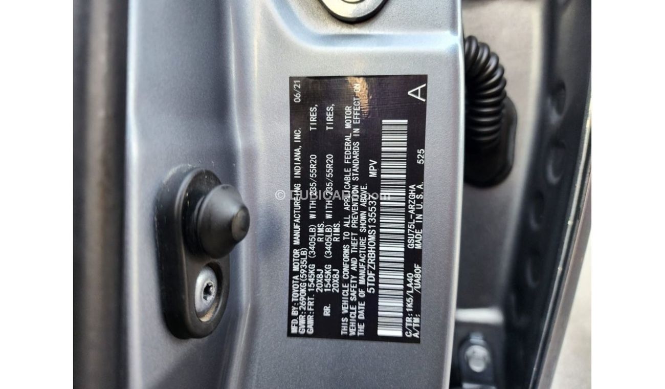 Toyota Highlander Toyota highlander platinum full option