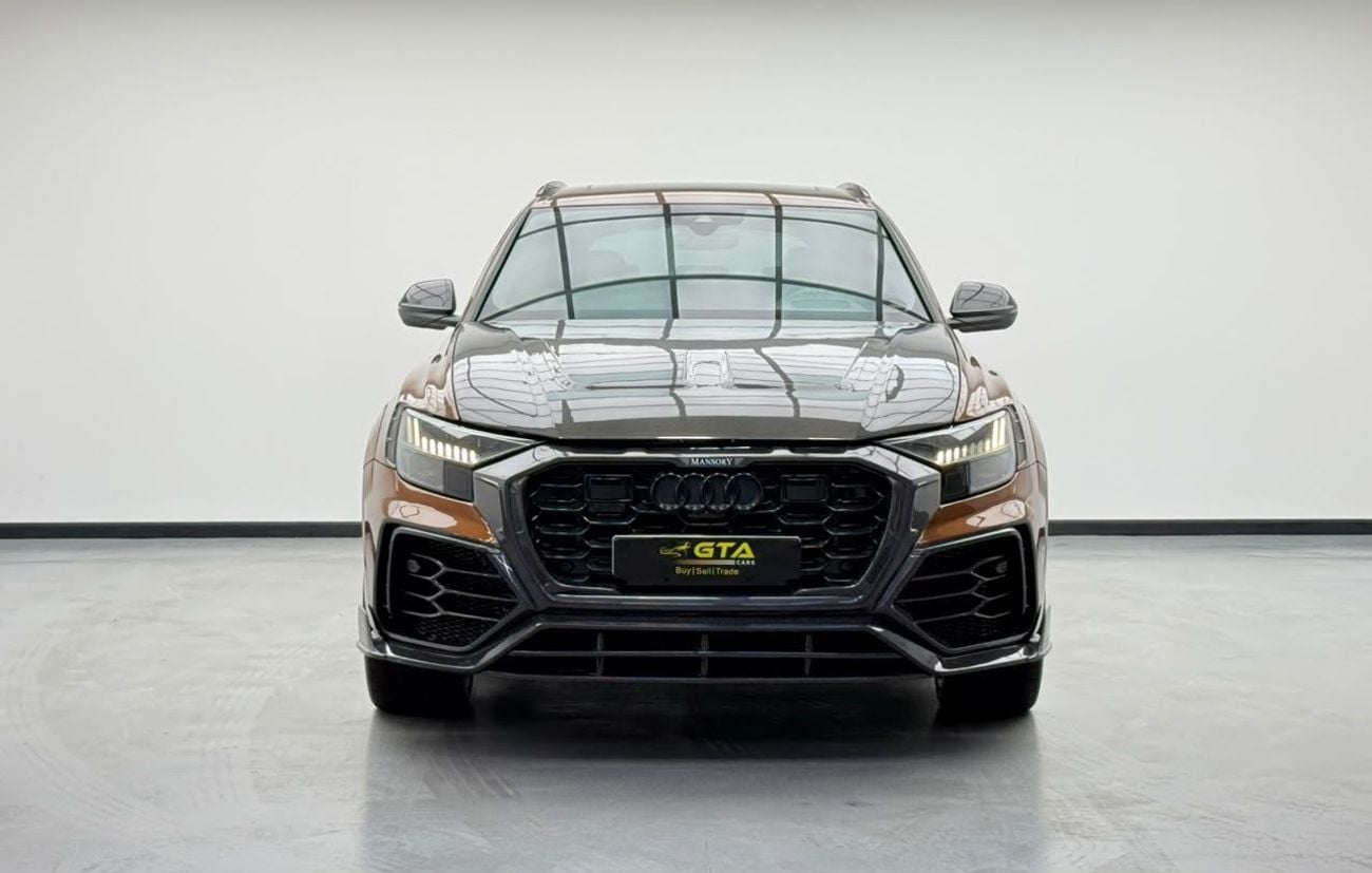 أودي RSQ8 ألياف الكربون 2021 Audi RS Q8 4.0 TFSI Quattro, MANSORY Kit, Warranty, Full Agency Service History, GCC Specs.