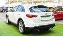 Infiniti FX50 2009 GCC model, fingerprint slot, rear camera, leather, cruise control, sensor wheels, in excellent