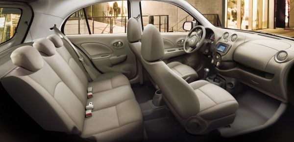 Nissan Micra interior - Seats