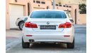 BMW 520i Full Option 2016 GCC under Warranty with Zero downpayment.