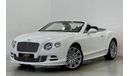 بنتلي كونتيننتال جي تي سي 2015 Bentley Continental GTC Speed V12, Service History, Warranty, GCC
