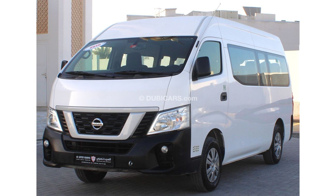 Nissan Urvan Std Nissan Urvan 2020 GCC high roof, high chair, manual gear, in excellent condition
