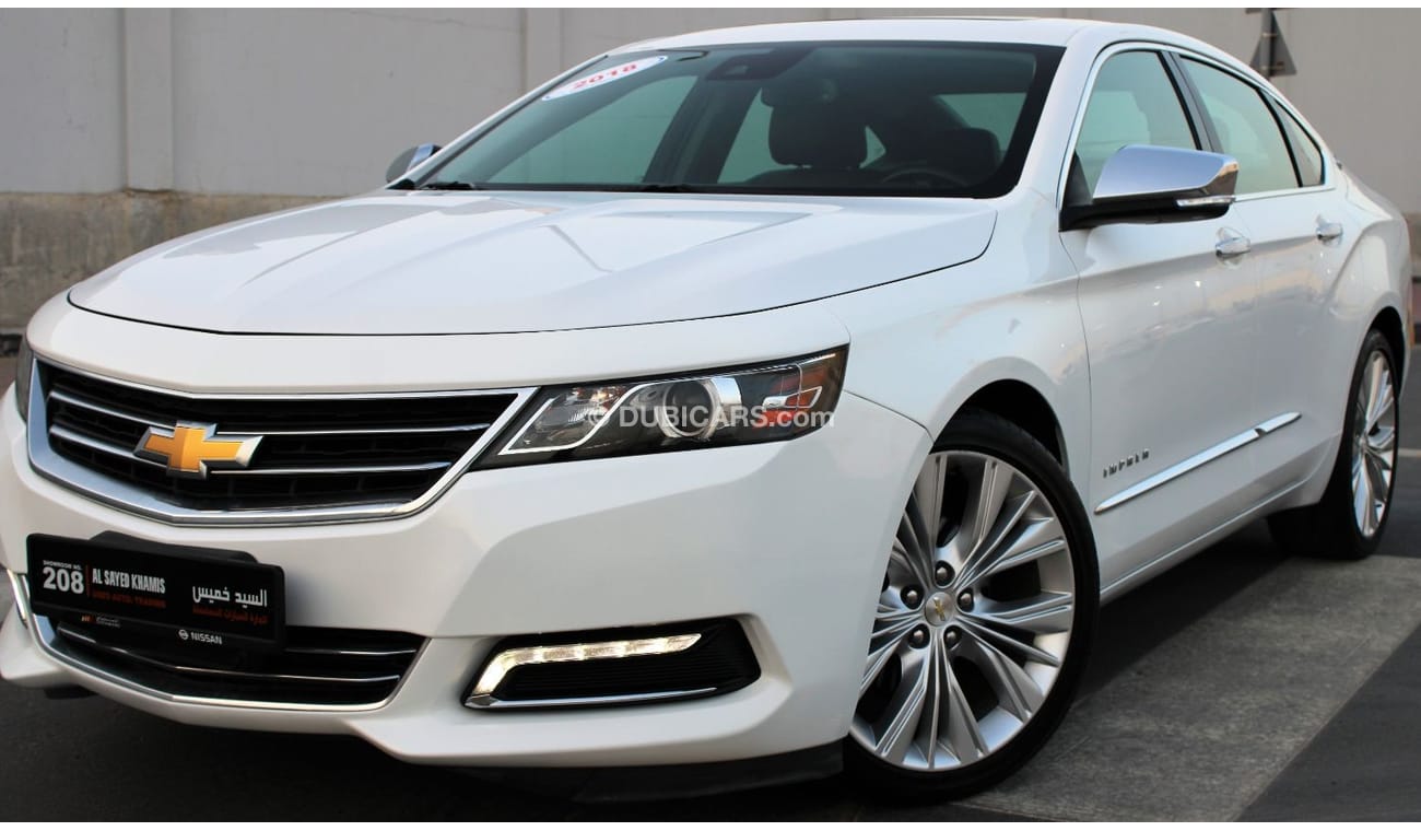 Chevrolet Impala Chevrolet Impala 2018 GCC in excellent condition, full option panorama, without accidents, very clea