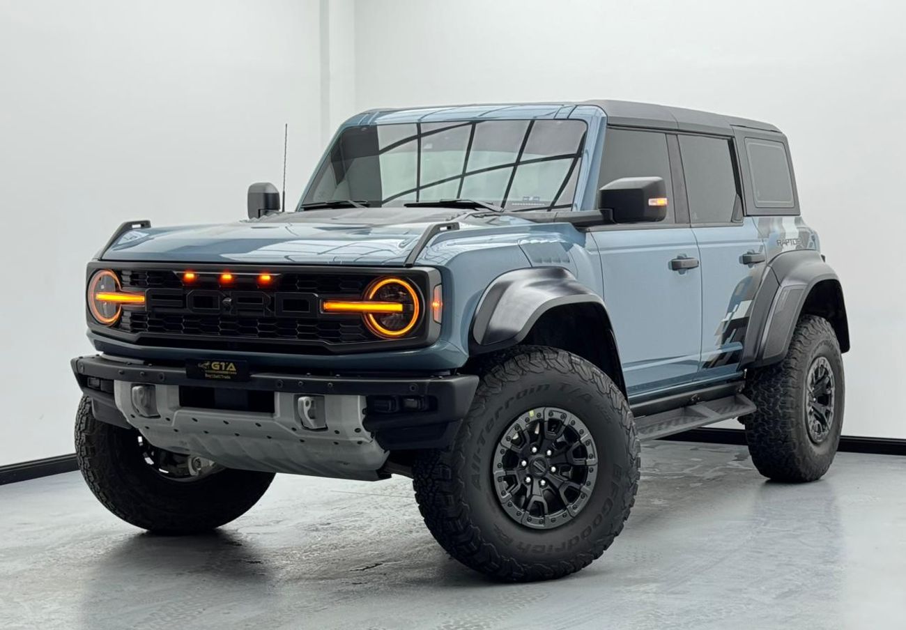 Ford Bronco Raptor 3.0L V6 2023 Ford Bronco Raptor, 2029 Ford Warranty and Service Pack, Ford Service History, G