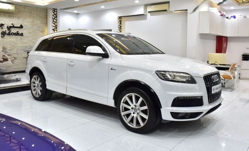Audi Q7 EXCELLENT DEAL for our Audi Q7 S-Line 40TFSi Quattro ( 2015 Model ) in White Color GCC Specs
