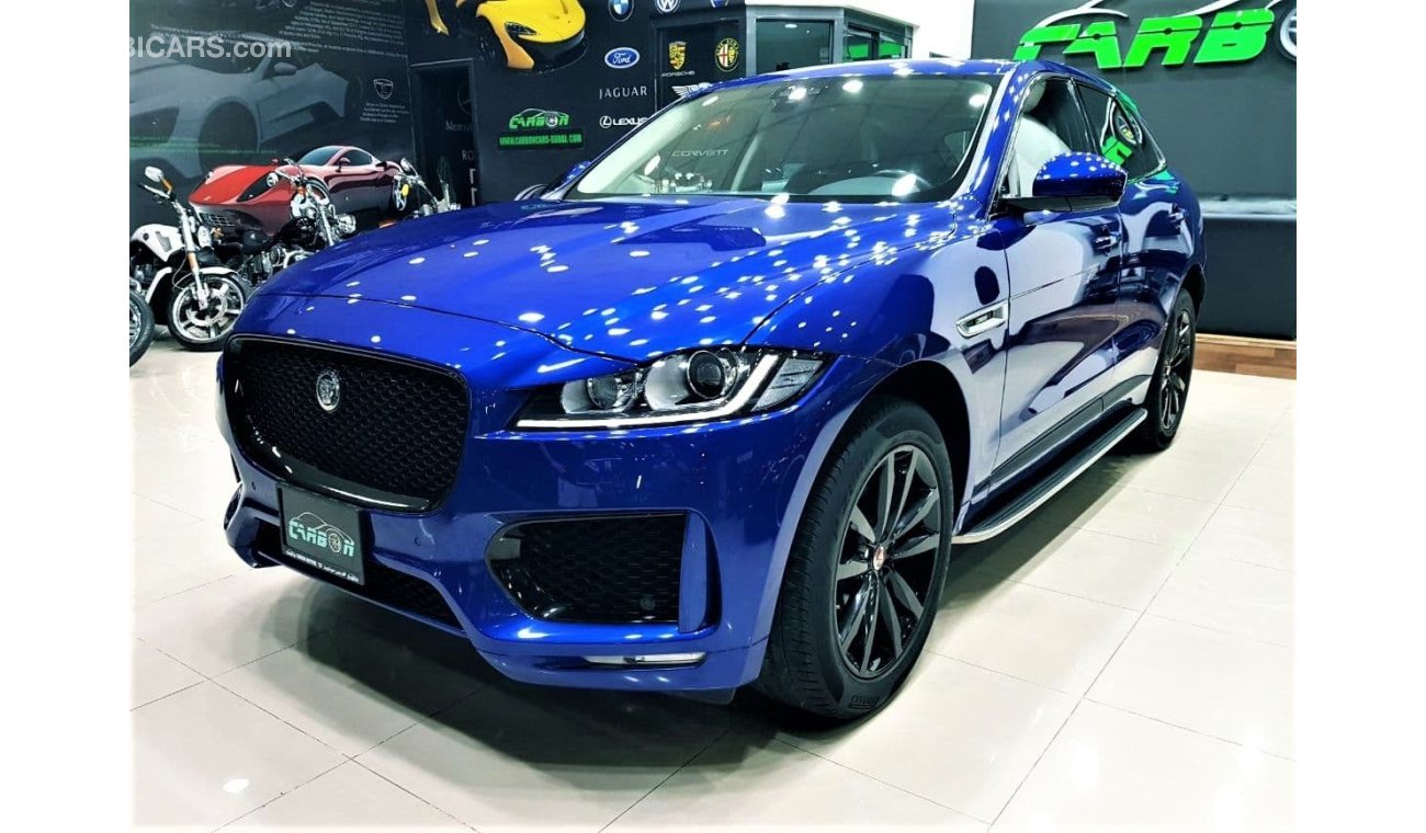 Jaguar F-Pace JAGUAR F PACE 2019 GCC CAR WITH ONLY 47K KM FOR 179K AED INCLUDING FREE INSURANCE,REG,WARRANTY