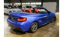 بي أم دبليو M235 2016 BMW M235i Convertible, BMW Warranty + Service Package, Full Service History, GCC, Low Kms