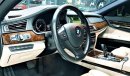 BMW 750Li BMW 750LI 2013 MODEL GCC CAR IN PERFECT CONDITION WITH 100% ORIGINAL PAINT FOR 65K AED ONLY