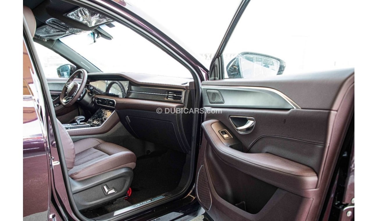 Jetour X90 2024/23 Jetour X 90 PLUS LX SUV 1.6 LH P A/T - Purple inside red & brown