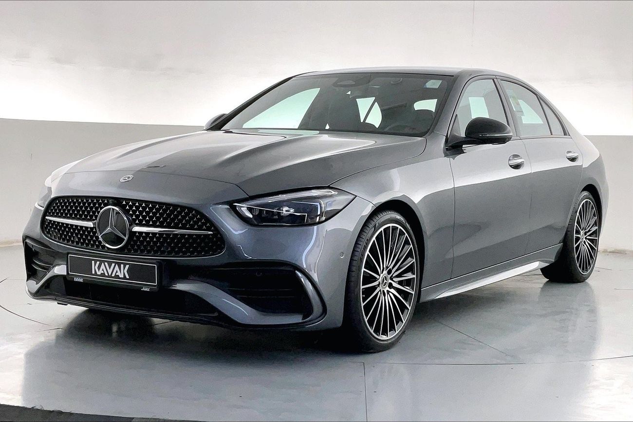 مرسيدس بنز C 200 Premium + (AMG Line) | سنة ضمان مجانية | خالية من أضرار الفيضانات