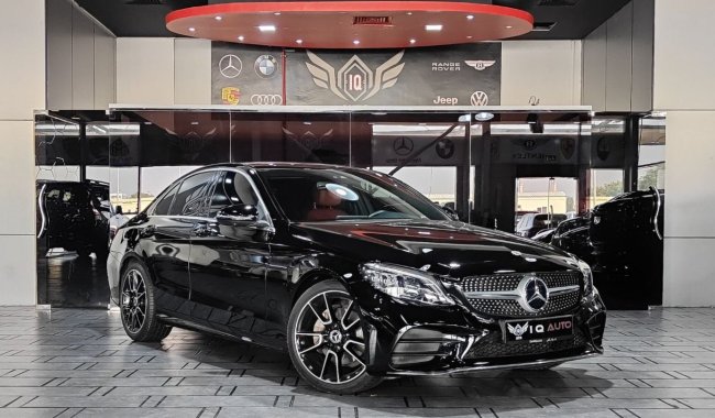 Mercedes-Benz C200 AMG Pack AED 2,300 P.M | 2019 MERCEDES-BENZ C200 AMG KIT 2.0 | GCC | UNDER AGENCY WARRANTY