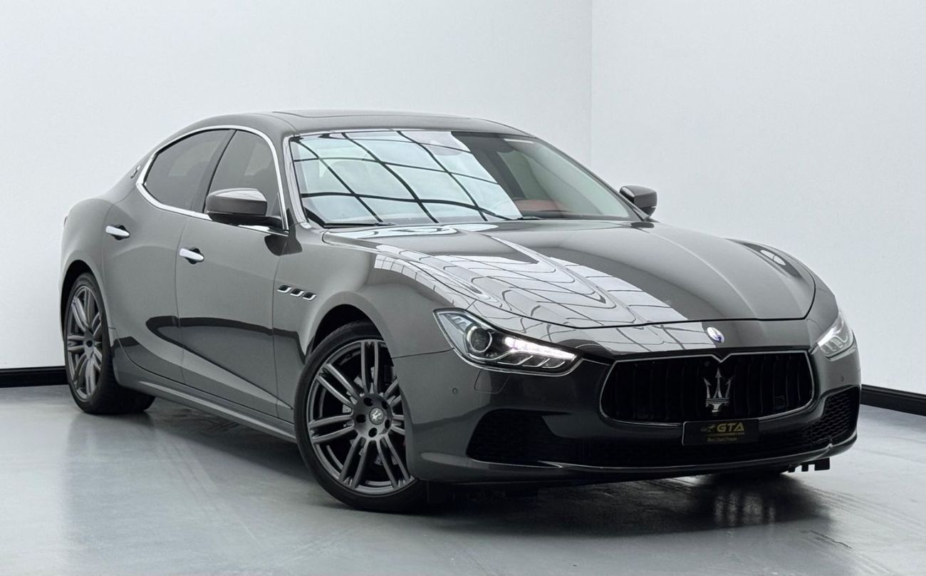 مازيراتي جيبلي S Q4 3.0L (410 HP) 2017 Maserati Ghibli S Q4, Full Service History, Excellent Condition, Low Km, GCC