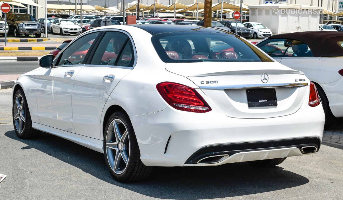 مرسيدس بنز C 300 AMG Kit، ضمان شامل مجاني لمدة سنة علي جميع السيارات