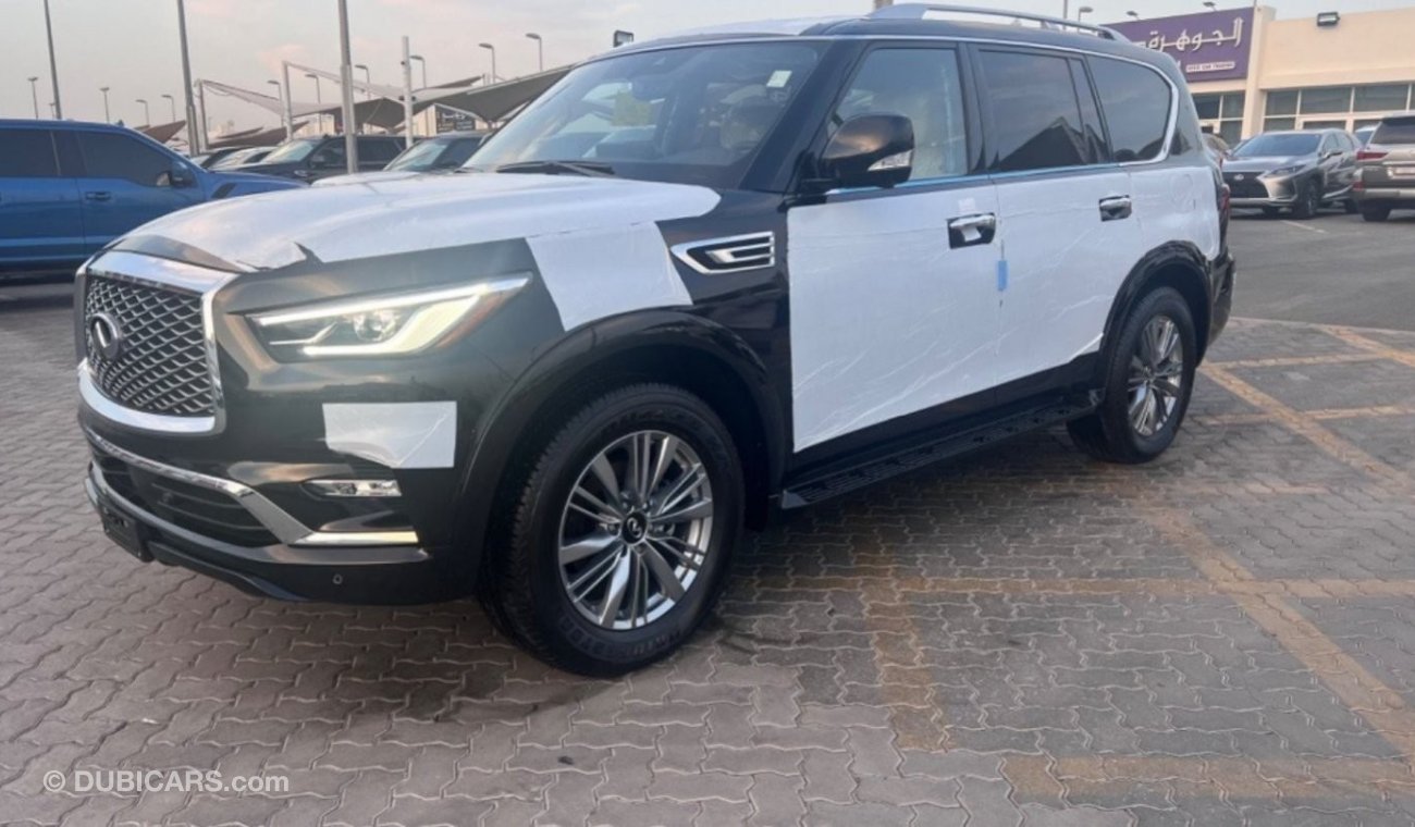 إنفينيتي QX80 الإصدار الأسود 8