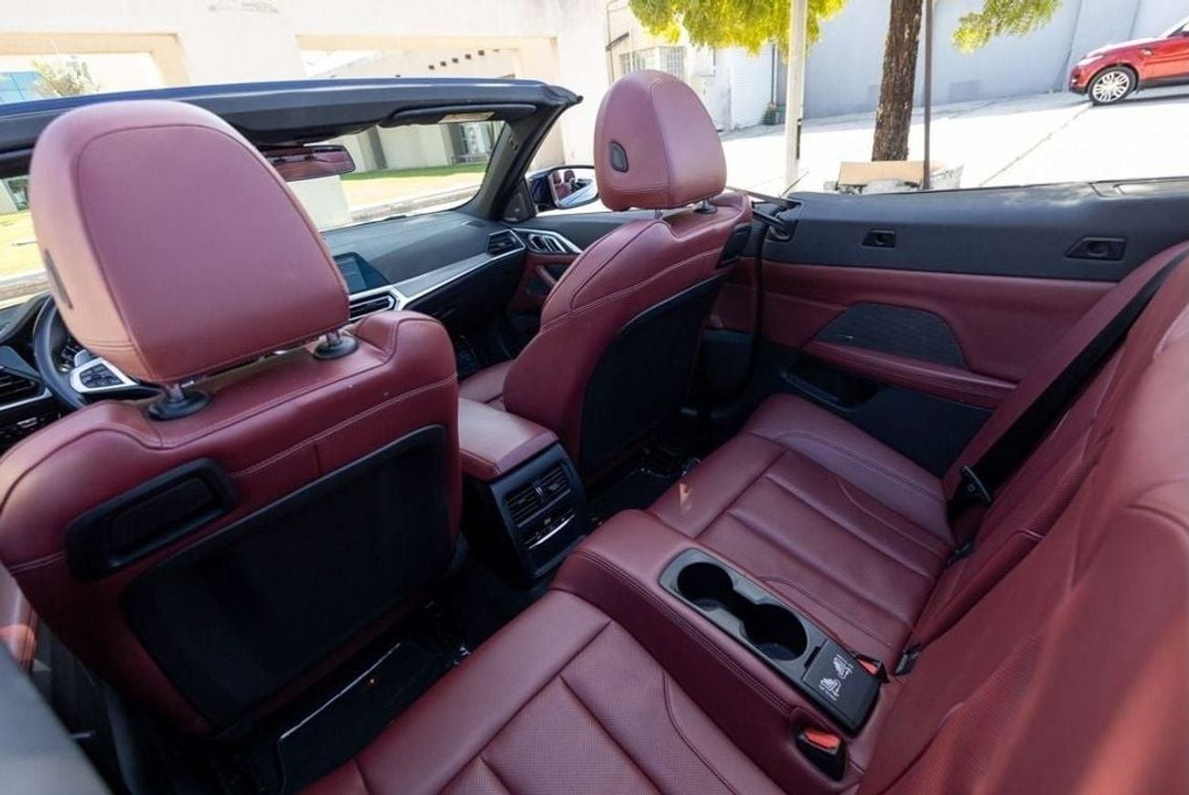 BMW 420i M Sport 2.0L BMW 420i M-Sport Convertible 2022 GCC under Agency Warranty and Service Contract with F