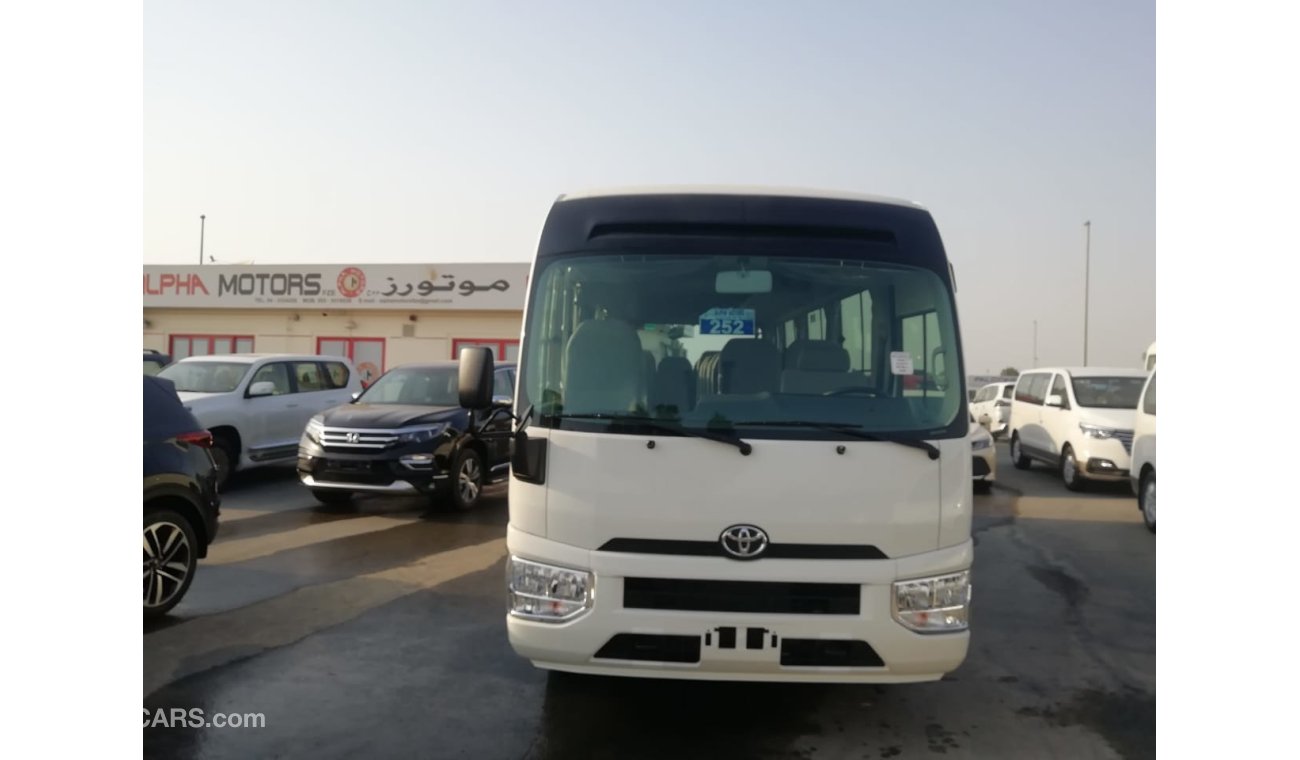 Toyota Coaster 4.2L DIESEL 2019 FULL OPTION 22 SEAT+FRIDGE FOR EXPORT ONLY