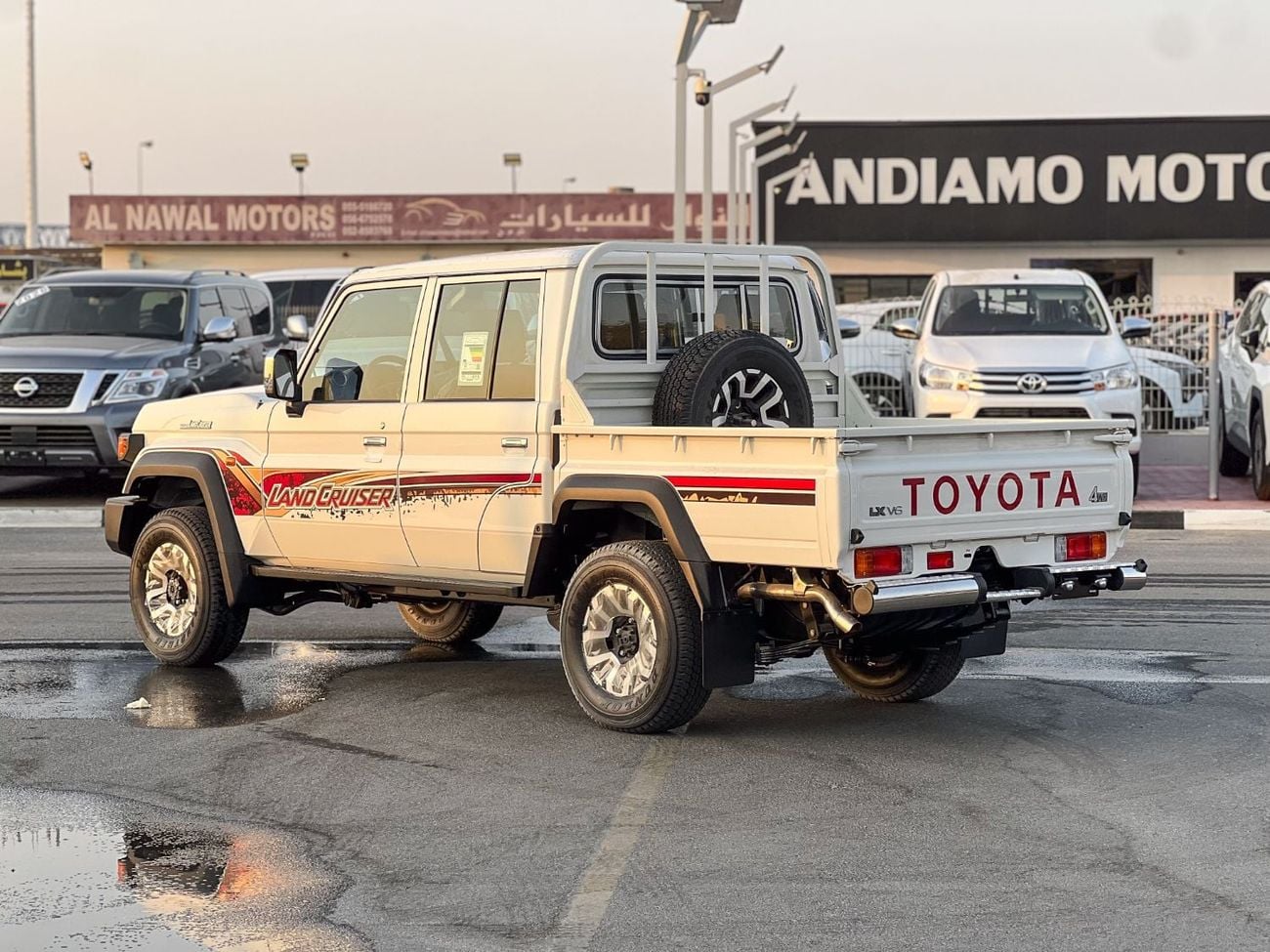 تويوتا لاند كروزر بيك آب 2026 Toyota Land Cruiser LC79 Double Cab LX-Z AT تويوتا لاند كروزر LC79 موديل 2026، كابينة مزدوجة LX-Z، ناقل حركة أوتوماتيكي - للتصدير فقط