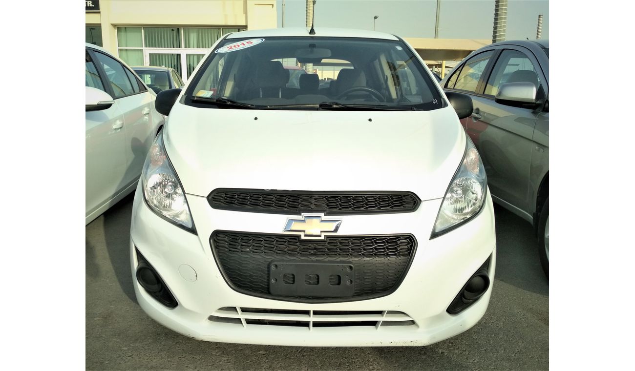 Chevrolet Spark WHITE 2015 GCC NO ACCIDENT NO PAIN PERFECT