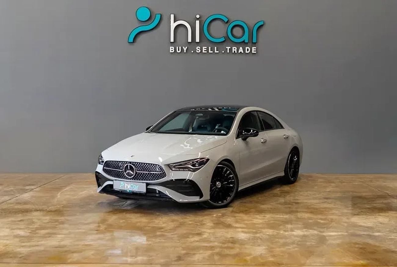 Mercedes-Benz CLA 200 AED 3,544 pm • 0% Downpayment • Mercedes CLA200 • 5 Years Agency Warranty